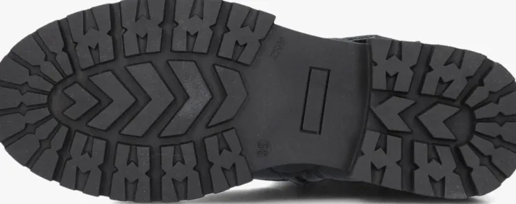 zwarte red-rag boots 11266