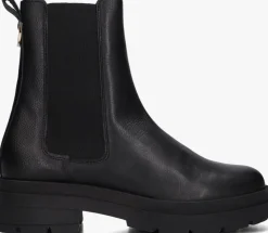 zwarte red-rag chelsea boots 74502