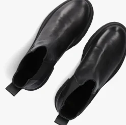 zwarte red-rag chelsea boots 74502