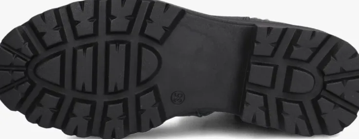 zwarte red-rag chelsea boots 12510