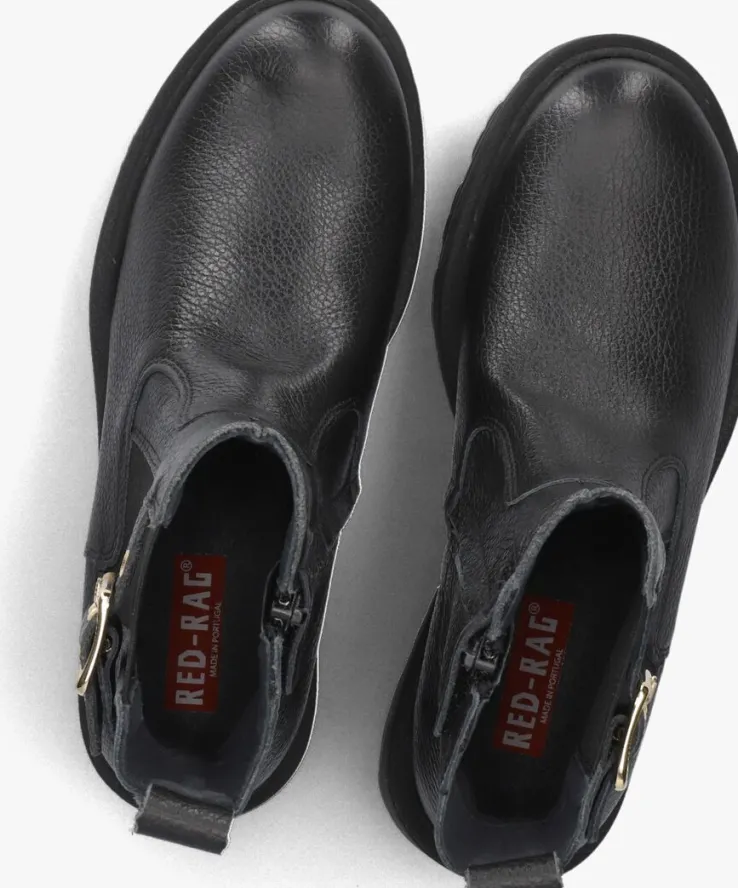 zwarte red-rag chelsea boots 12510