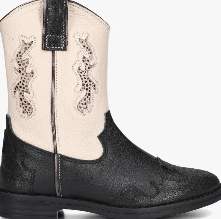 zwarte red-rag cowboylaarzen 12496