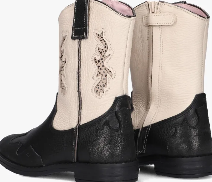 zwarte red-rag cowboylaarzen 12496