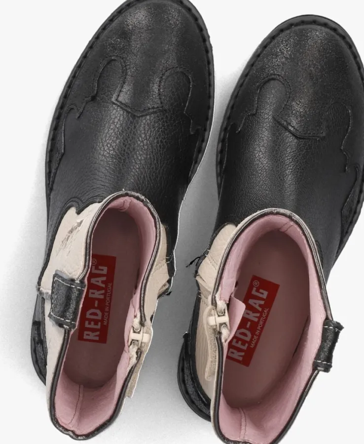 zwarte red-rag cowboylaarzen 12496