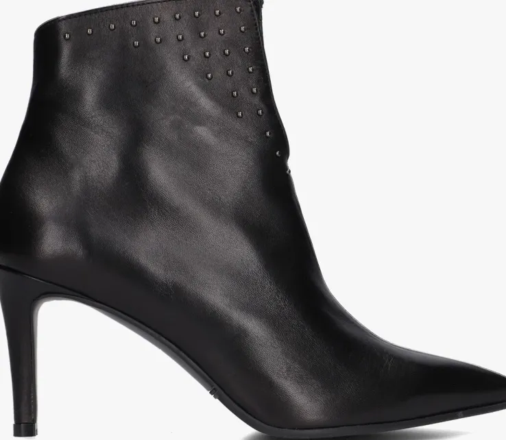 zwarte red-rag enkellaarsjes 78576