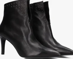 zwarte red-rag enkellaarsjes 78576