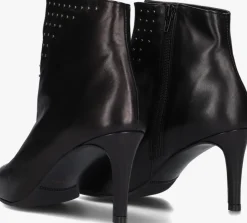 zwarte red-rag enkellaarsjes 78576