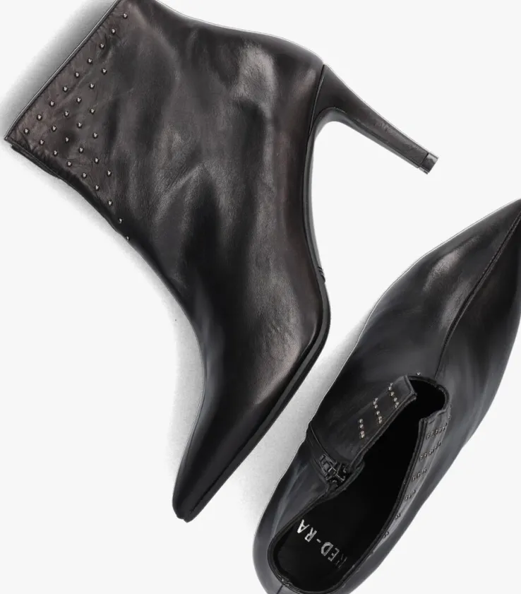 zwarte red-rag enkellaarsjes 78576