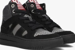 zwarte red-rag hoge sneaker 13785