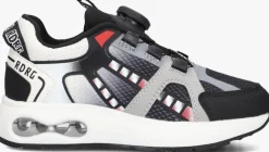 zwarte red-rag lage sneakers 15833