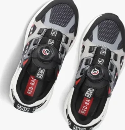 zwarte red-rag lage sneakers 15833