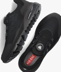 zwarte red-rag lage sneakers 13805