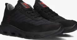 zwarte red-rag lage sneakers 13801