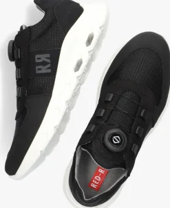 zwarte red-rag lage sneakers 13781