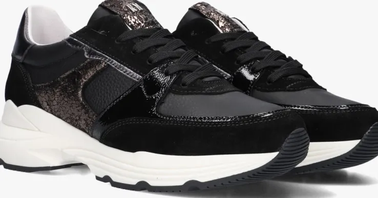 zwarte red-rag lage sneakers 71408