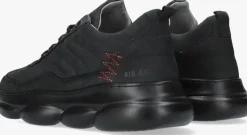 zwarte red-rag lage sneakers 13541