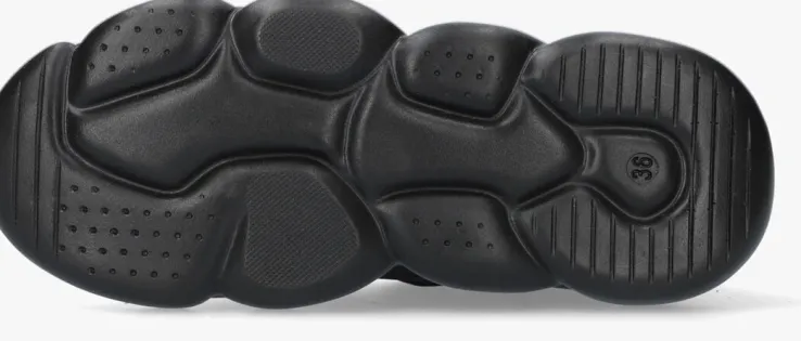 zwarte red-rag lage sneakers 13541