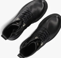 zwarte red-rag veterboots 74500