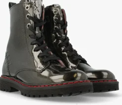 zwarte red-rag veterboots 12436