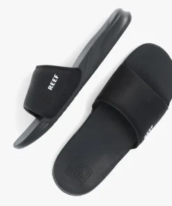 zwarte reef badslippers one slide
