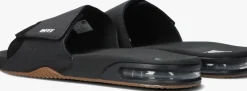 zwarte reef slippers fanning slide