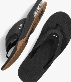 zwarte reef slippers fanning boy