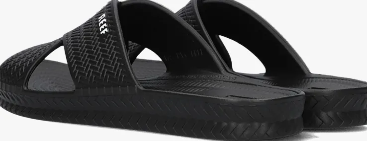 zwarte reef slippers water x slide