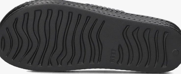 zwarte reef slippers water x slide