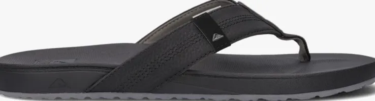 zwarte reef teenslippers cushion bounce phantom