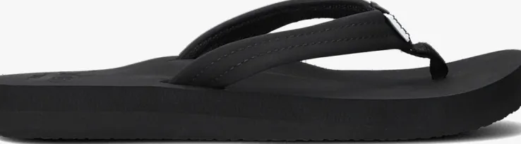 zwarte reef teenslippers cushion breeze