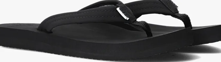zwarte reef teenslippers cushion breeze