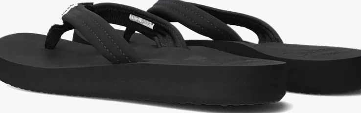zwarte reef teenslippers cushion breeze