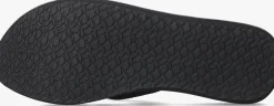 zwarte reef teenslippers cushion breeze