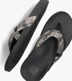 zwarte reef teenslippers cushion spring
