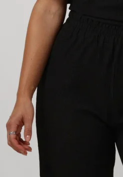 zwarte refined department wijde broek nova