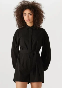 zwarte refined department playsuits delphine