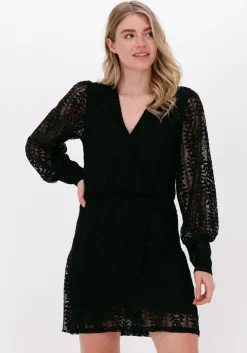 zwarte refined department mini jurk louisa