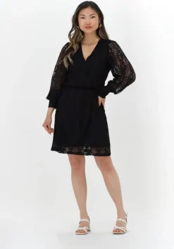 zwarte refined department mini jurk louisa
