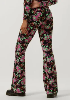 zwarte refined department flared broek abba