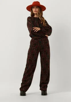 zwarte refined department flared broek abba