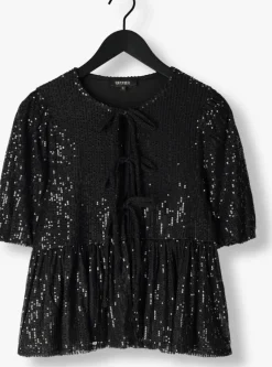 zwarte refined department top silva