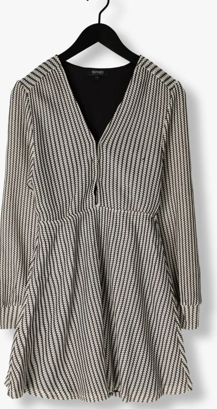 zwarte refined department mini jurk sheida