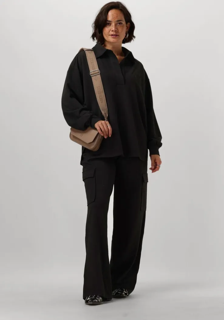 zwarte refined department cargobroeken yuma