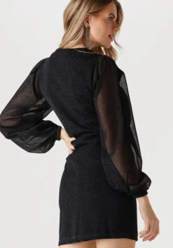 zwarte refined department mini jurk polina