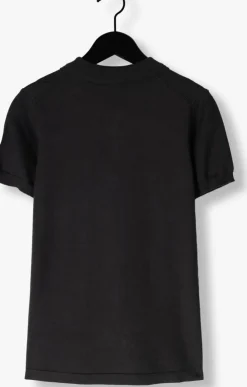 zwarte rellix polo polo knitted zip