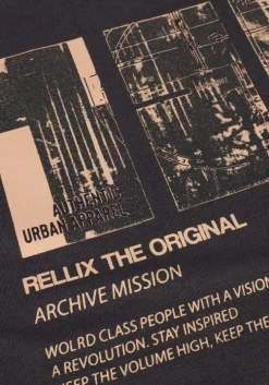 zwarte rellix t-shirt t-shirt rlx backprint