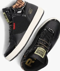 zwarte replay hoge sneakers cobra 1