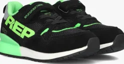 zwarte replay lage sneakers shoot jr8