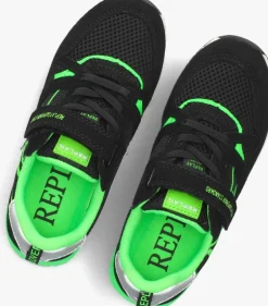zwarte replay lage sneakers shoot jr11
