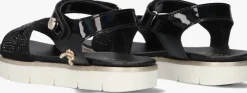 zwarte replay platte sandalen sandal 5